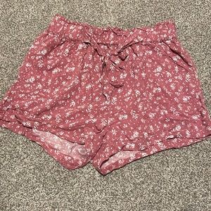 Flowy Paper Bag Shorts